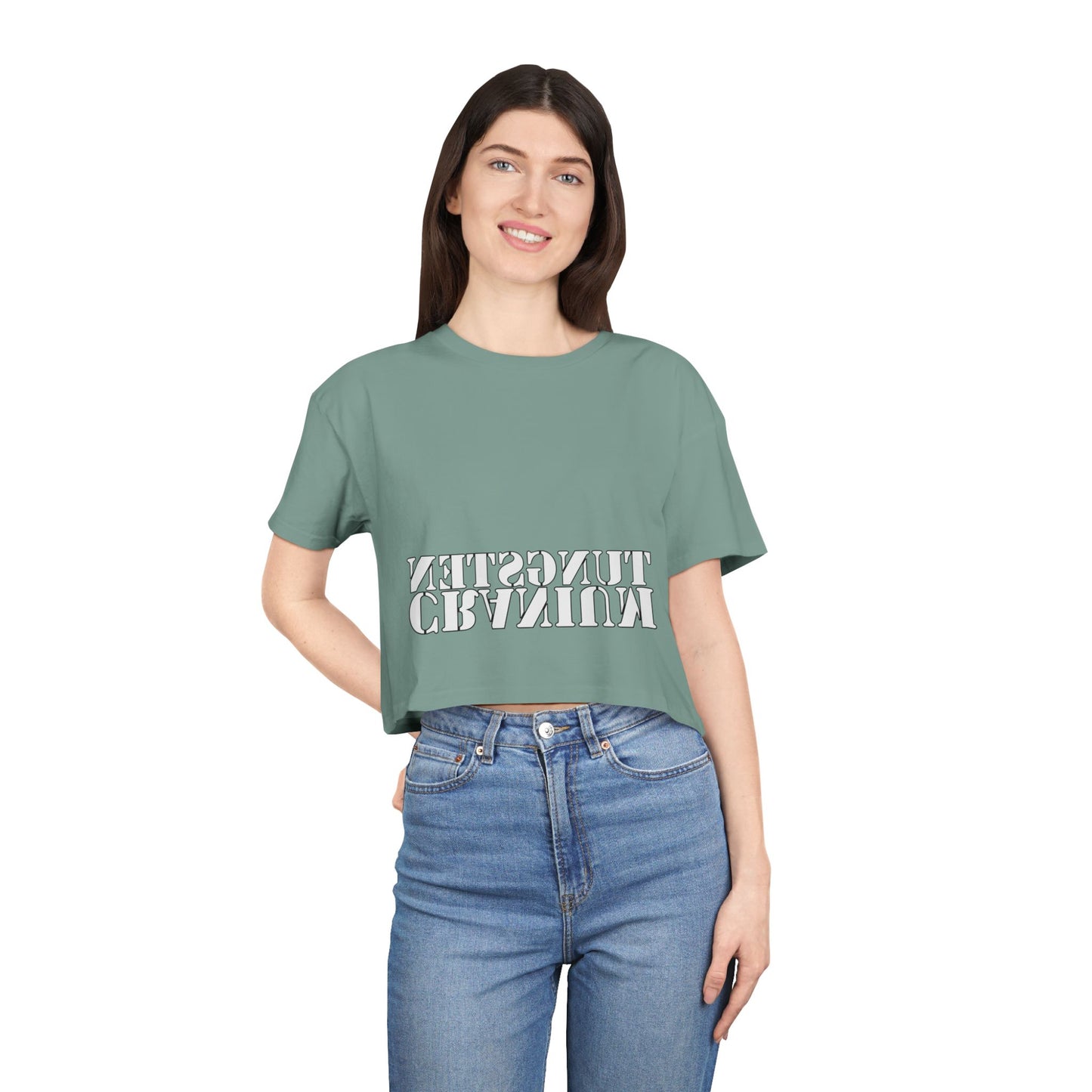 TUNGSTENCRANIUM Crop Tee