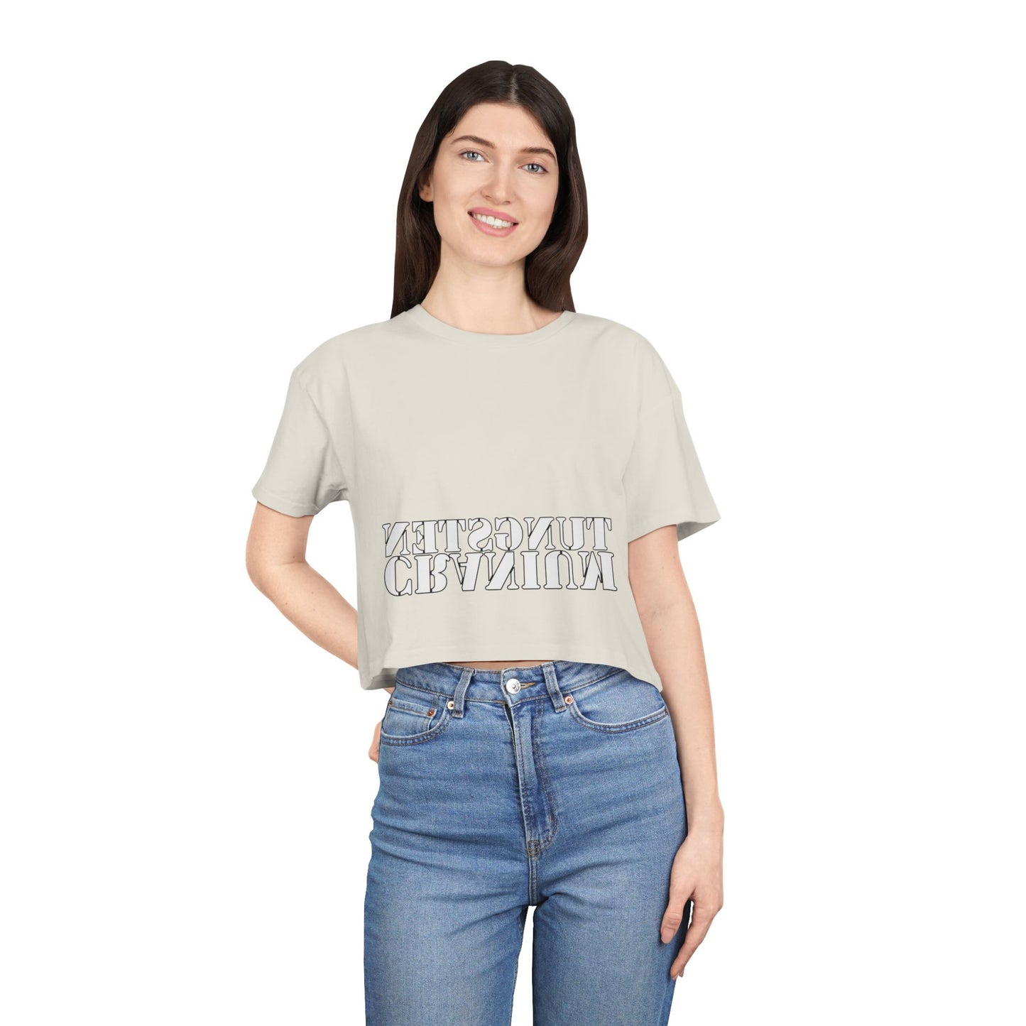 TUNGSTENCRANIUM Crop Tee