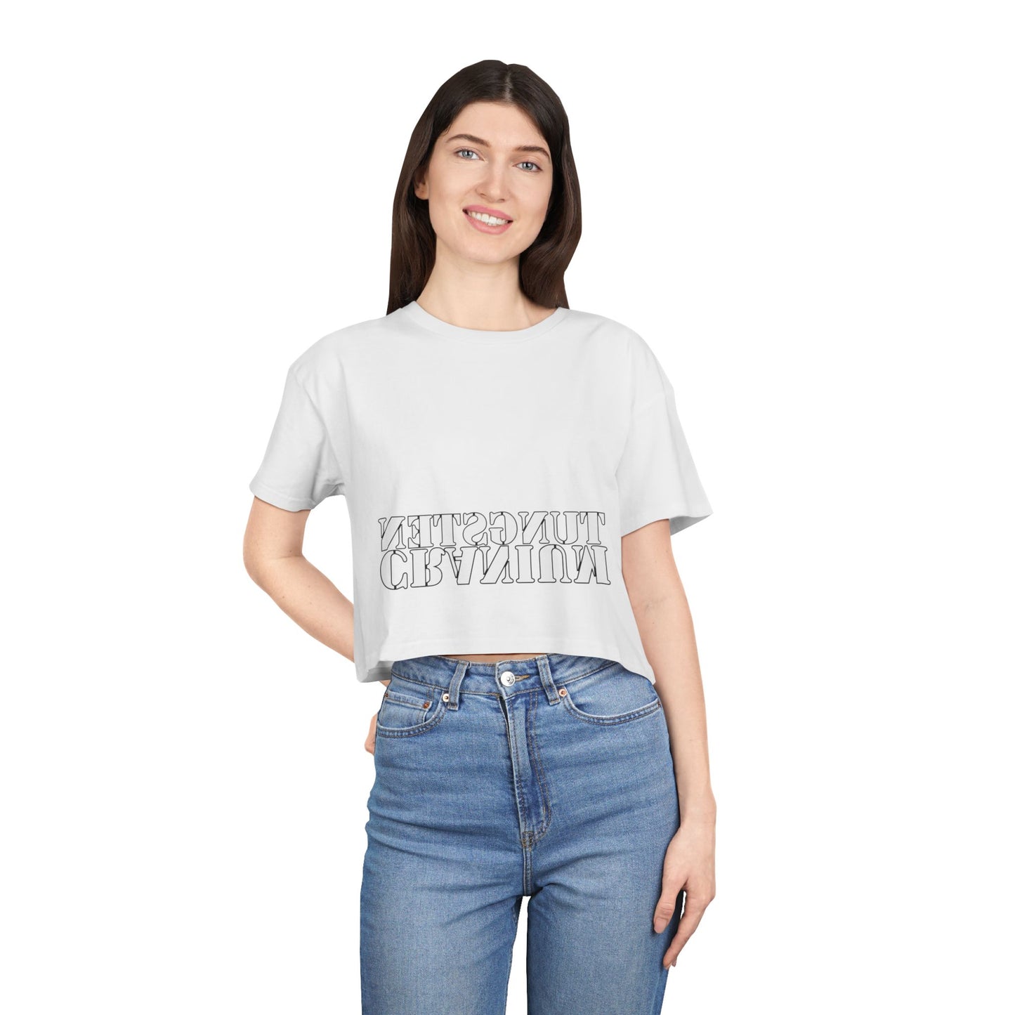 TUNGSTENCRANIUM Crop Tee